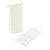 Kraftbeutel Weiß wiederverschließbar 8,6x6,4x19,7cm (100 Stück) [TTB1W]