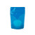 Standbodenbeutel Blau 13x8x20,5cm | 113 Gramm mit ovalem Fenster (100 Stück) [ZBGO3BL]