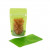 Standbodenbeutel Reispapier Transparent/Grün 7,9x5,1x13cm | 28 Gramm (100 Stück) [ZBGR1GRC]