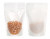 Standbodenbeutel Reispapier Transparent/Weiß 11,9x7,6x18,4cm | 114 Gramm (100 Stück) [ZBGR46WC]