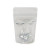 Standbodenbeutel Transparent/Weiß 15x9x23,2cm | 312 Gramm (100 Stück) [ZBGW7]