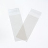 Reclosable Clear Plastic Bags 4.8 x 12.1cm (100 Pieces) [B1X4XL]