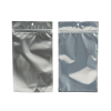 Silber Transparente Metalissierte Griffbeutel aus Barrierefolie 10,2 x 16,5 cm (100 Stück) [HZBB5S]