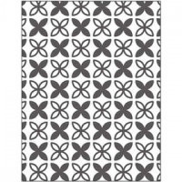 Präge-Schablone, Größe 11x14 cm, Stärke: 2 mm, Blattmuster, 1Stck [HOB-11774]