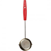 Zinn-Gießlöffel, D: 6,5 cm, L 26 cm, 1Stck, Tiefe 16 mm [HOB-13056]