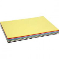 Farbkarton zum Basteln, A2 420x600 mm,  180 g, Sortierte Farben, 20Bl. sort. [HOB-214220]