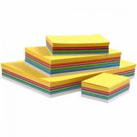 Karton in sortierten Farben,  A3+A4+A5+A6 ,  180 g, Sortierte Farben, 1500Bl. sort. [HOB-21431]