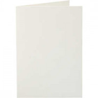 Cards, size 10.5x15 cm, 220 g, 10 pcs, off-white [HOB-216022]