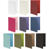 Cards, size 10.5x15 cm, 250 g, 30 packs, asstd colours [HOB-216999]
