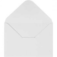 Envelopes, size 11.5x16 cm, 110 g, 10 pcs, white [HOB-217011]