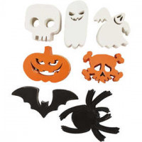 Halloween Motive, Größe 5-10 cm,  180 g, 400sort. [HOB-23462]