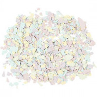 Terrazzo flakes, 90 g, pastel colours [HOB-24594]