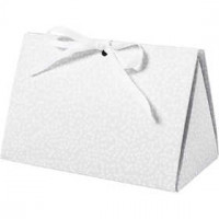 Faltbare Geschenkbox, Punkte, Größe 15x7x8 cm,  250 g, Grau, 3Stck. [HOB-26296]