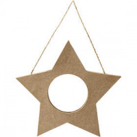 Rahmen, Stern, H 15,5 cm, B 15,5 cm, 1Stck [HOB-265510]