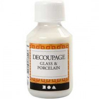 Découpage-Lack, Glas- und Porzellan, 100ml [HOB-319161]