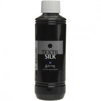 Textil Silk Farbe , Tiefschwarz, 250ml [HOB-33141]