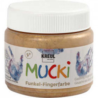 Fingerfarbe, Metallic Gold, 150ml [HOB-34751]