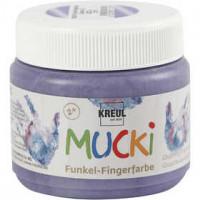 Fingerfarbe, Metallic Lila, 150ml [HOB-34754]