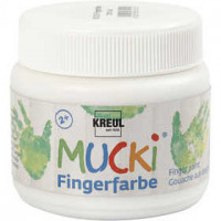 Fingerfarbe, Weiß, 150ml [HOB-34758]