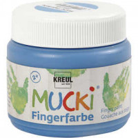 Fingerfarbe, Blau, 150ml [HOB-34761]