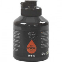 Pigment Art School-Farbe, Schwarz, Opak, , 500ml [HOB-35408]