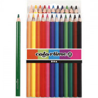 Colortime Buntstifte, Mine: 5 mm, Sortierte Farben, Jumbo, 12Stck. [HOB-38081]