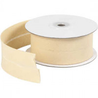 Schrägband, B 36 mm, Natur, 10m [HOB-41073]