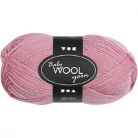 Baby-Wolle, L 172 m, Dunkelrosa, NM 14/4, 50g [HOB-41325]