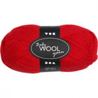 Baby-Wolle, L 172 m, Rot, NM 14/4, 50g [HOB-41327]