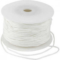 Macramé-Kordel, Stärke: 2 mm, Weiß, 50m [HOB-41573]
