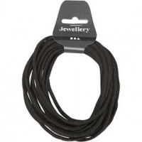 Macramé-Kordel, B 5 mm, Schwarz, 4m [HOB-41635]