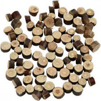Holz Mix, D: 7-10 mm, Stärke: 4-5 mm, 230g [HOB-502130]