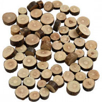 Holz Mix, D: 10-15 mm, Stärke: 5 mm, 230g [HOB-502150]