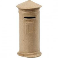 Spardose, Briefkasten, H 15 cm, D: 6,5 cm, 1Stck [HOB-50430]