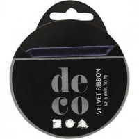 Samtband, B 6 mm, Blau, 10m [HOB-51306]