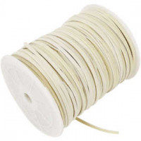 Kunstwildlederband,  3 mm, Beige, 100m [HOB-51520]