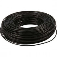 Aluminumdraht, Stärke: 2,5 mm, Schwarz, rund, 75m [HOB-51718]