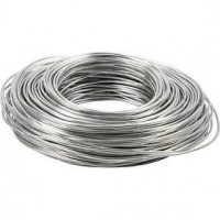 Aluminiumdraht, Stärke: 2,5 mm, Silber, rund, 75m [HOB-51719]