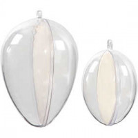 Deko-Eier - Sortiment, H 6,3+9 cm, 25Stck. [HOB-52148]