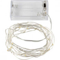 LED Lichterkette, L 3,15 m, Silber, 1Stck [HOB-52329]