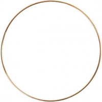 Metallring, D: 20 cm, Stärke: 3 mm, Gold, 1Stck [HOB-52428]