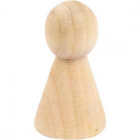 Konischer Körper, H 4 cm, B 2,2 cm, 10Stck. [HOB-544230]