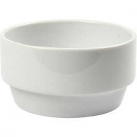 Müslischale, D: 10,5 cm, H 5,5 cm, Weiß, 6Stck. [HOB-55581]
