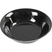Schalen, D: 16,5 cm, H 4,5 cm, 6 Stck., Schwarz [HOB-55591]