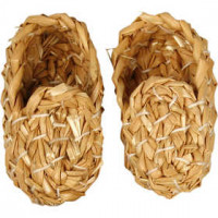 Strohschuhe, L 8 cm, 1Paar [HOB-562021]