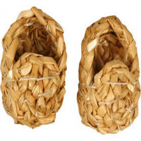 Strohschuhe, L 6 cm, 1Paar [HOB-562041]
