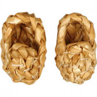 Strohschuhe, L 4 cm, 1Paar [HOB-562061]
