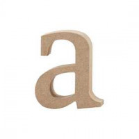 Buchstabe, a, H 8,2 cm, Stärke: 2 cm, MDF, 1Stck [HOB-56240]
