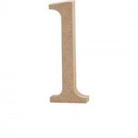 Buchstabe, l, H 12,7 cm, Stärke: 2 cm, MDF, 1Stck [HOB-56251]