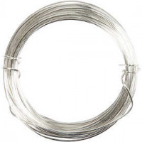Versilberter Draht, Stärke: 0,8 mm, 6m [HOB-61008]